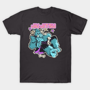 Jiu Jitsu, Gorilla vs Skeleton T-Shirt